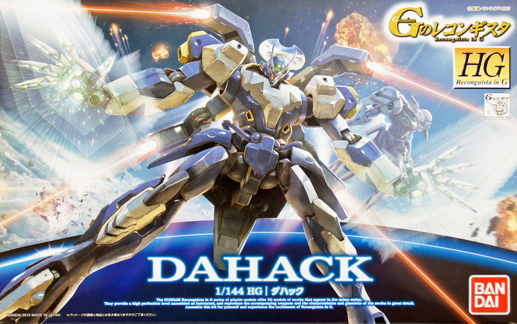 Bandai Reconguista in G G014 Gundam Dahack 1/144 Scale Kit (4573102577283)