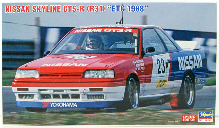 Hasegawa 1/24 Nissan Skyline GTS-R (R31) ETC 1988 Plastic Model
