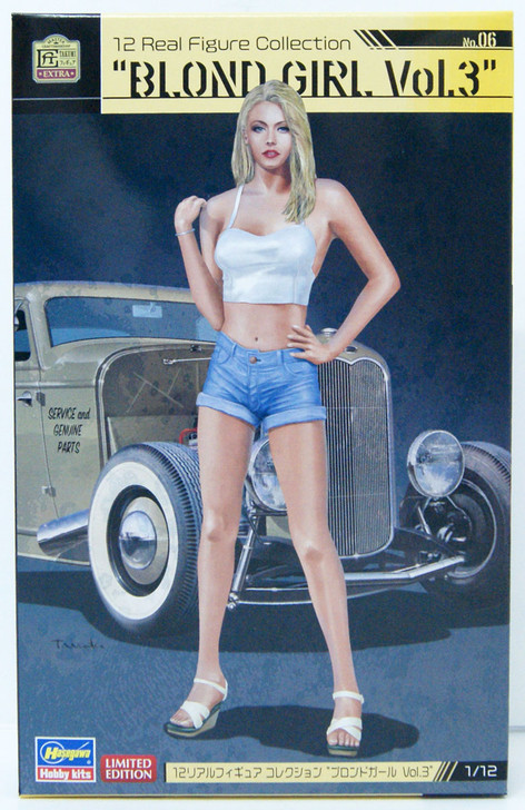 12 Real Figure Collection No.06 Blonde Girl Vol.3 Figure Kit