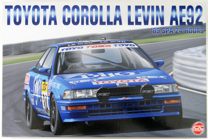 Platz NuNu Racing Series Toyota Corolla Levin AE92 '89 SPA 24 Hour 1/24 Scale Kit