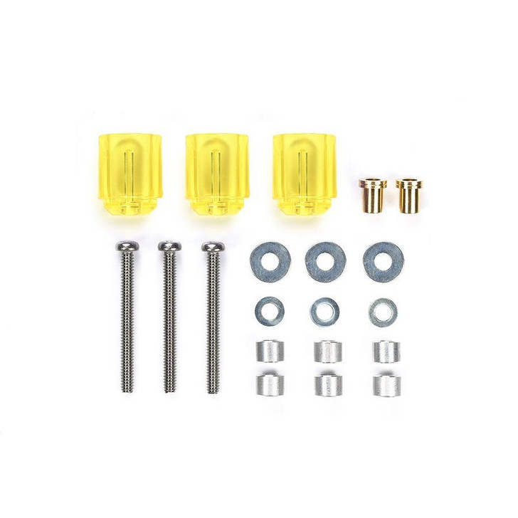 Tamiya Mini 4WD Hi-Mount Tube Stabilizer Set (Clear Yellow)