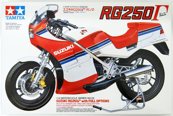 Tamiya 1/12 Suzuki RG250 Gamma with Full Options Plastic Model