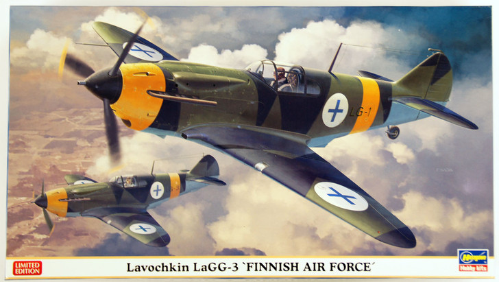 Hasegawa 07400 Lavochkin LaGG-3 Finnish Air Force 1/48 Scale Kit (4967834074002)