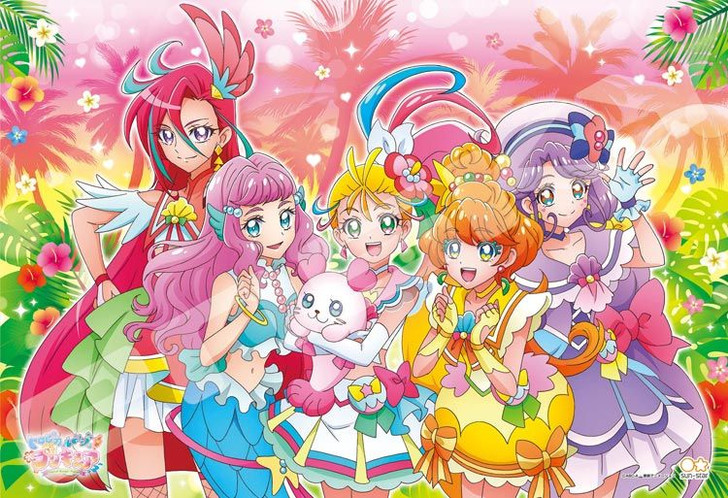 Ensky 108-L761 Jigsaw Puzzle Tropical-Rouge Pretty Cure (108 L-Pieces)