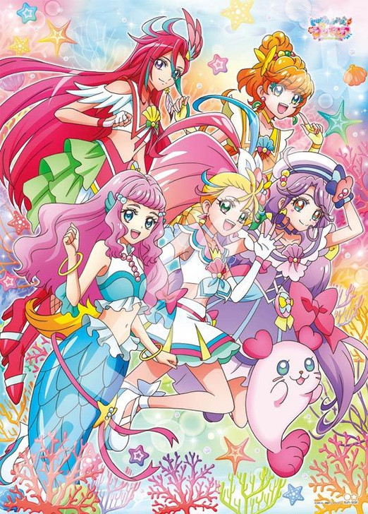 Ensky 300-L565 Jigsaw Puzzle Tropical-Rouge Pretty Cure To the World of the Sea (300 L-Pieces)
