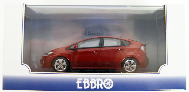 Ebbro 45152 Toyota Prius Red Mica Metallic 1/43 Scale