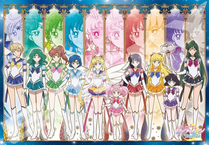Ensky 1000T-162 Jigsaw Puzzle Pretty Guardian Sailor Moon Eternal 10 Eternal Warrior Sailors (1000 Pieces)
