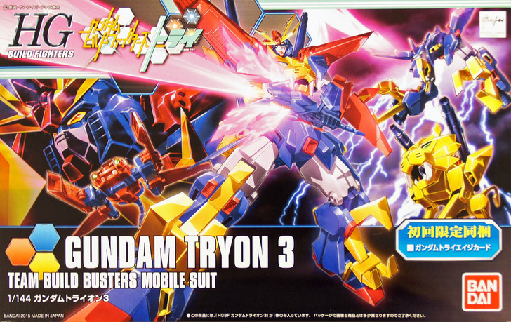 Bandai HG Build Fighters 038 Gundam Gundam TRYON 3 1/144 Scale Kit
