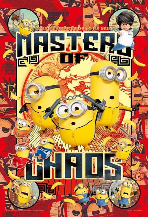 Yanoman 03-920 Jigsaw Puzzle Minions Kung Fu Masters (300 Pieces)