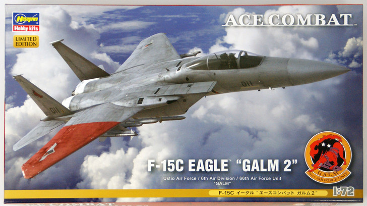 Hasegawa SP331 Ace Combat F-15C Eagle Galm 2 1/72 Scale Kit