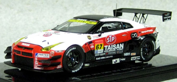 Ebbro 45085 STP TAISAN GAIA POWER GT-R SUPER GT300 2014 No.67 Wihte 1/43 Scale (4526175450854)