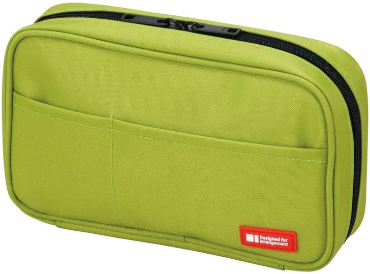 LIHIT LAB. Pen Case Book Type (Yellow green)