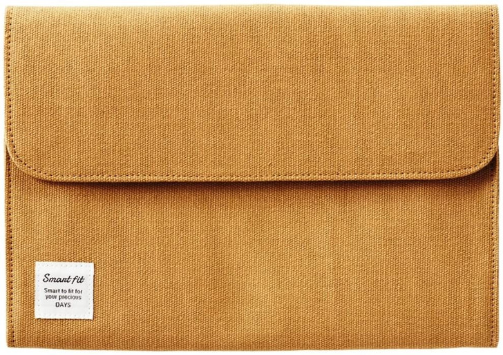 LIHIT LAB. Smart Fit Days Accordion Pouch (L) Beige