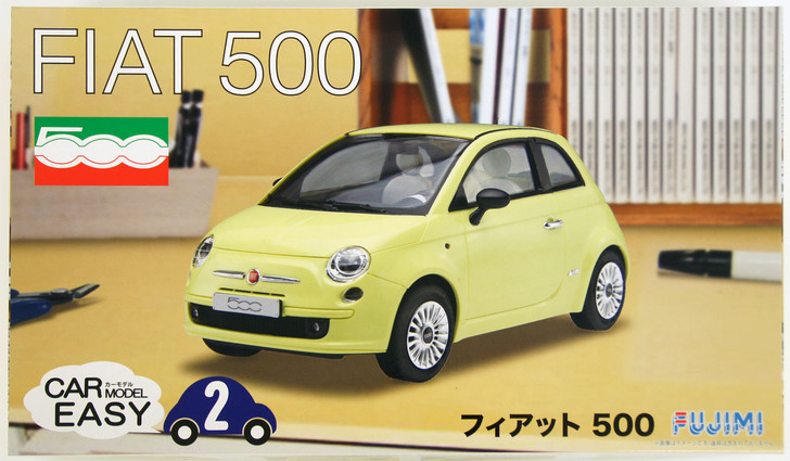Fujimi Car-Easy 02 077017 Fiat 500 1/24 scale kit (4968728077017)