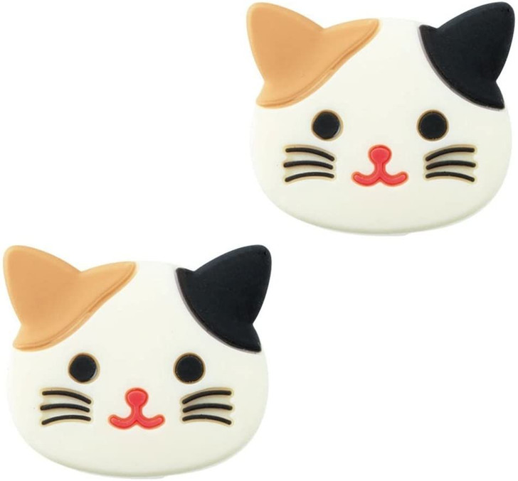 LIHIT LAB. Smart Fit PuniLabo Magnet Pin Set(2 pcs) Calico Cat