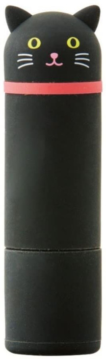 LIHIT LAB. Smart Fit PuniLabo Stamp Holder Black Cat