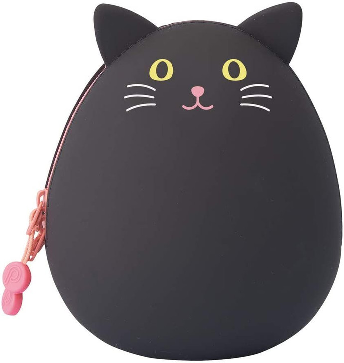 LIHIT LAB. SMART FIT PuniLabo Egg Pouch Big size (Black Cat)