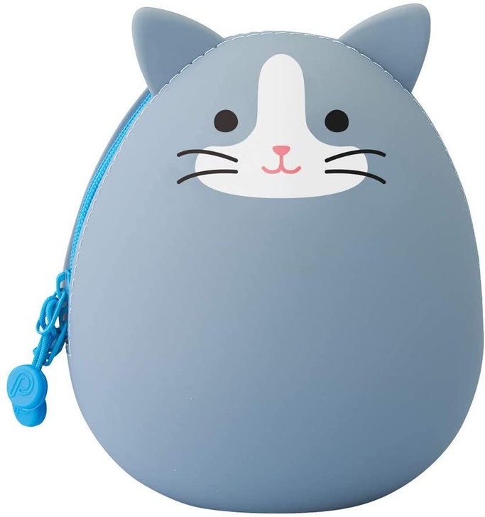 LIHIT LAB. SMART FIT PuniLabo Egg Pouch Big size (Gray Cat)