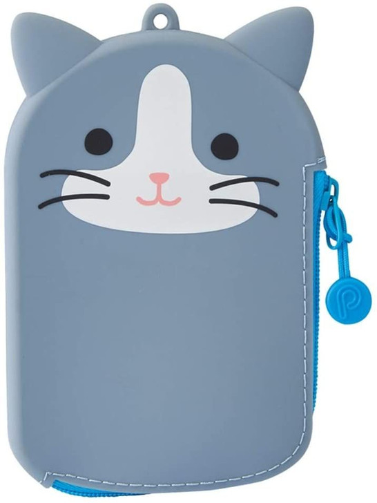 LIHIT LAB. SMART FIT PuniLabo Pass Pouch (Gray cat)