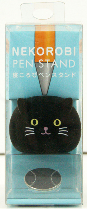 LIHIT LAB. SMART FIT PuniLabo Nekorobi Pen Stand (Black Cat)