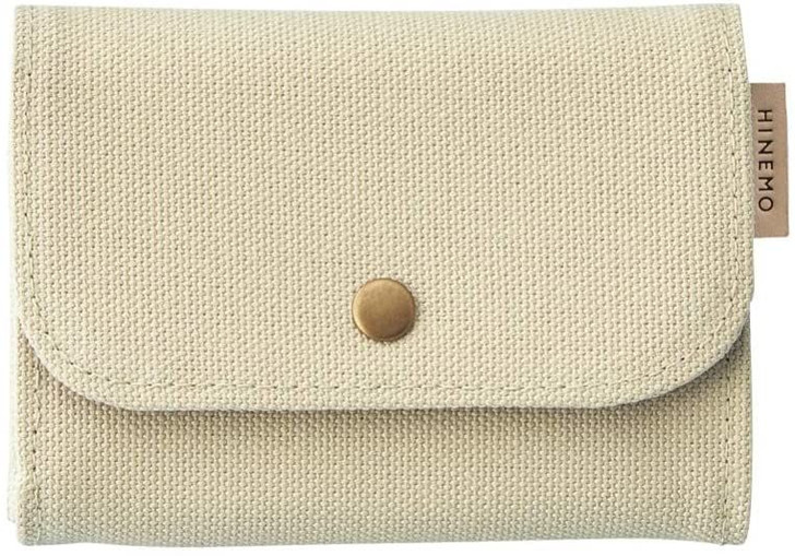 LIHIT LAB. HINEMO Accordion Pouch Mini (Beige)