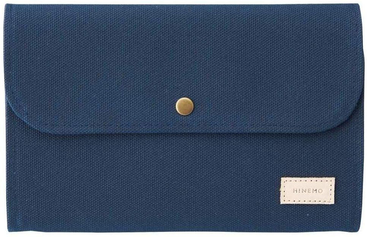 LIHIT LAB. HINEMO Accordion Pouch (Navy)
