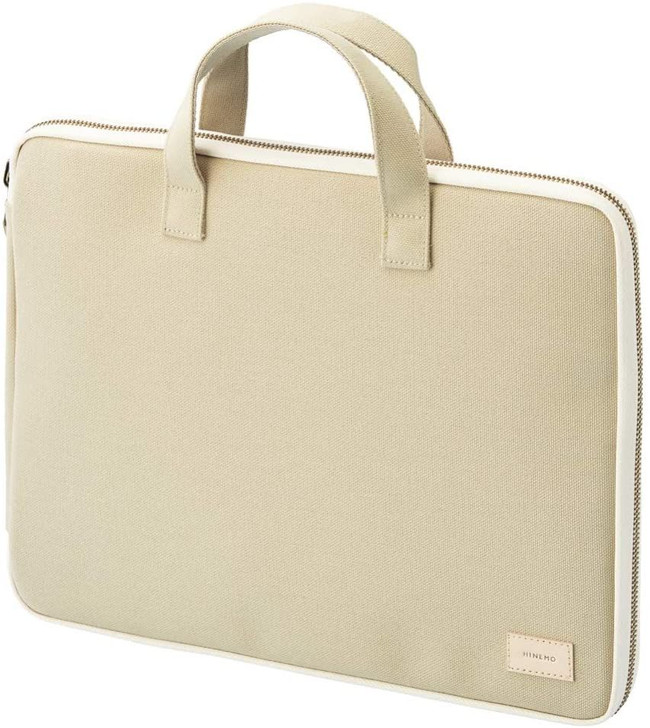 LIHIT LAB. HINEMO Stand Pouch L (Beige)