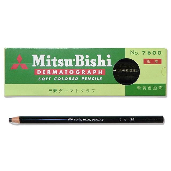 Mitsubishi Pencil Dermatograph Soft Colored Pencil 7600