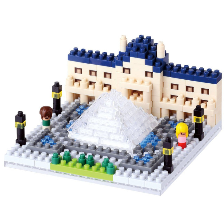 Kawada NBH-086 nanoblock the Louvre Museum (Musée du Louvre) (4972825149690)