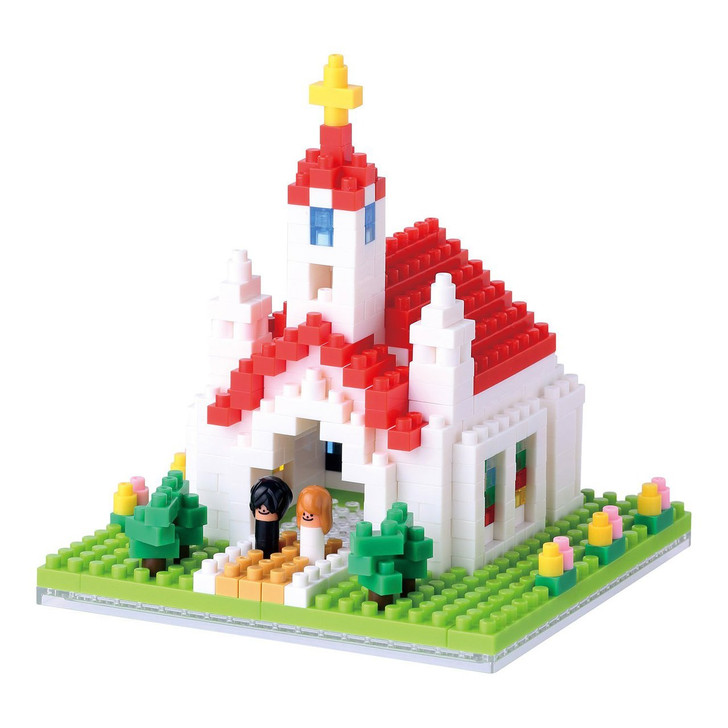 Kawada NBH-087 nanoblock Church (4972825149751)