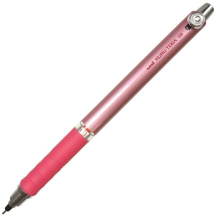 Mitsubishi Pencil uni Kuru Toga Rubber Grip Mechanical Pencil 0.5mm (Pink)