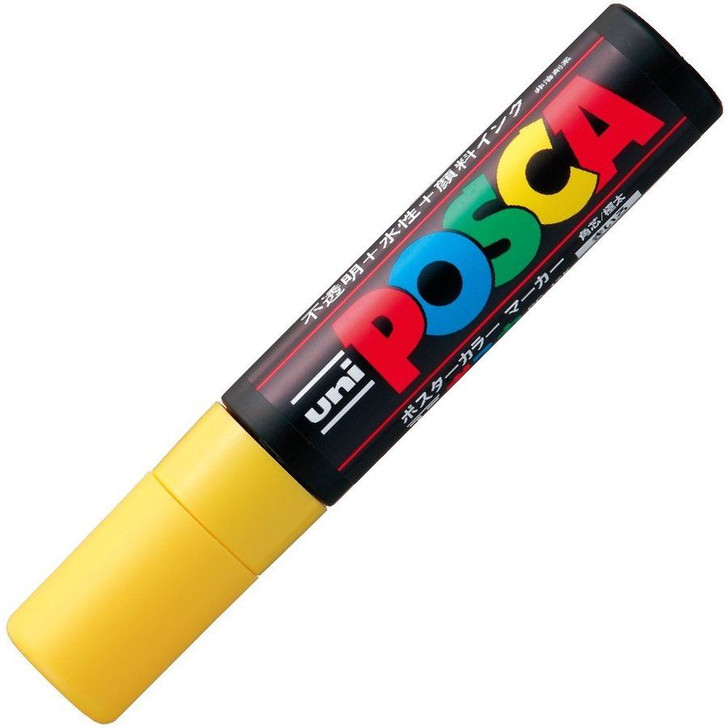 Mitsubishi Pencil uni POSCA Extra thick square core Yellow