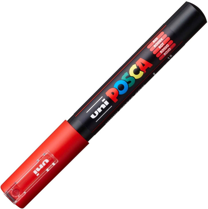 Mitsubishi Pencil uni POSCA Extra Thin core Red