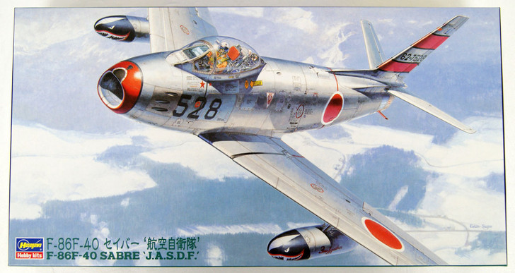 Hasegawa PT14 F-86F-40 Sabre JASDF 1/48 Scale Kit (4967834075146)