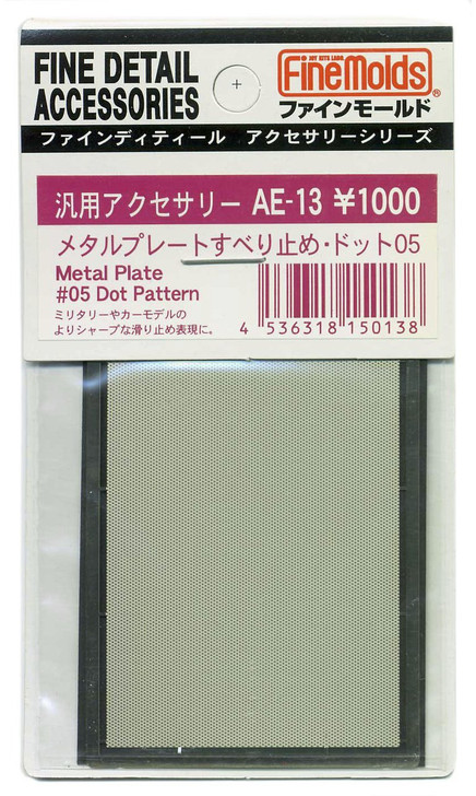 Fine Molds AE13 Metal Plate #05 Dot Pattern Fine Detail Accessories Series (4536318150138)