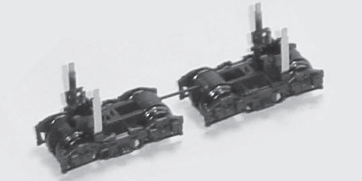 Kato Parts 3005D1-B Truck Set (Bogie) (without tire) for Powered Car EH10 (N scale) ASSY