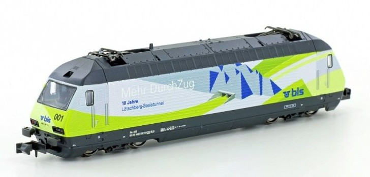 Kato/LEMKE K137124 Electric Locomotive BLS Re465 001 L tschberg Basistunnel (N scale)