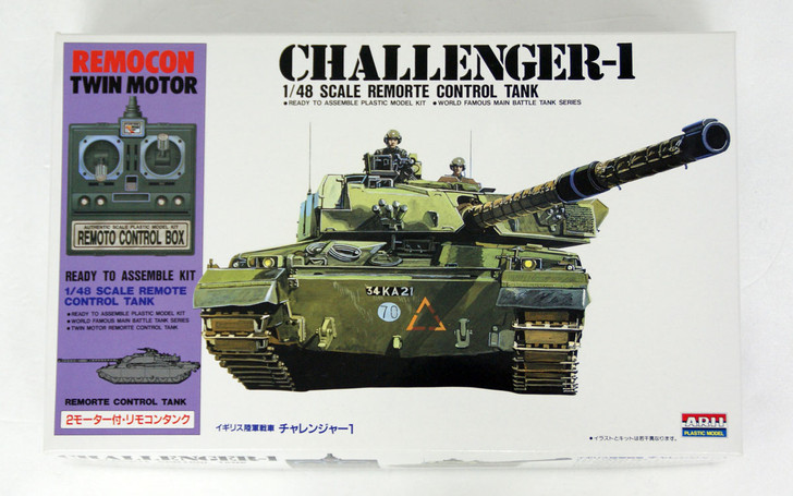 Arii 441534 Challenger-1 British Remorte Control Tank 1/48 Scale Kit (4968279441534)