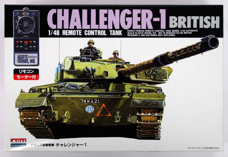 Arii 441039 Challenger-1 British Remote Control Tank 1/48 Scale Kit