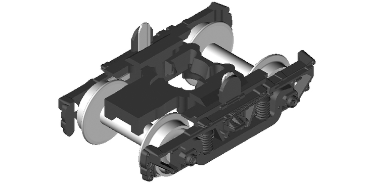 Kato Parts 14181-KD Truck Set (Bogie) For DEHA 268 Kit (N scale) ASSY