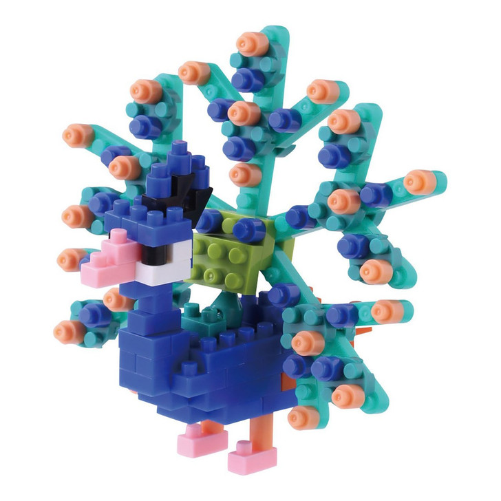 Kawada NBC-142 nanoblock Peacock - Plaza Japan