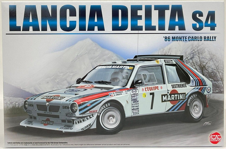 Platz 1/24 Racing Series  Lancia Delta S4 `86 Monte Carlo Rally Plastic Model Kit