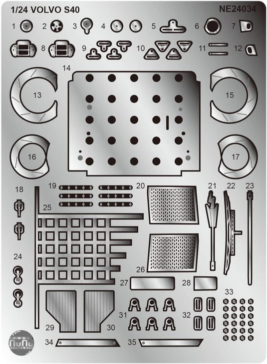 Platz 1/24 Racing Series Volvo S40 1997 BTCC Brands Hatch Winner Plastic Model Detail Up Parts