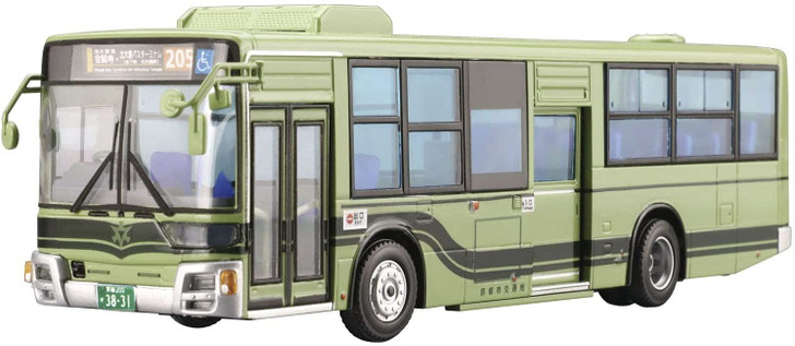 Aoshima Working Vehicle 1/80 The Mitsubishi Fuso Aero Star MP38 (Kyoto City Bus) Plastic Model