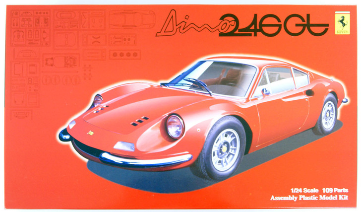 Fujimi RS-101 Ferrari Dino 246GT 1/24 Scale Kit (4968728126234)