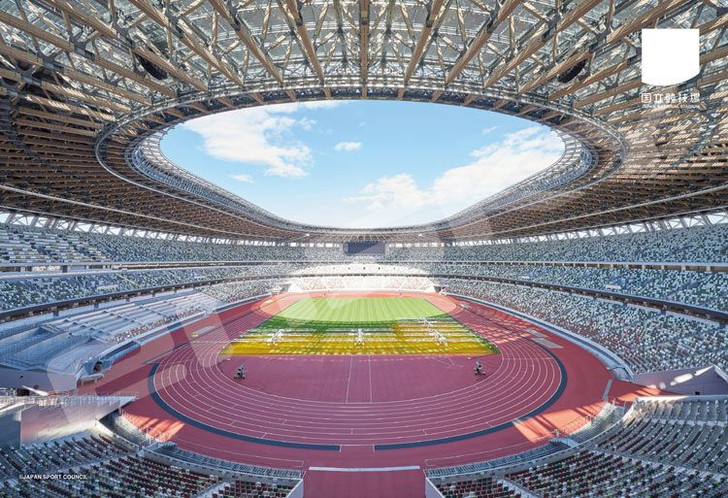Ensky 300-1770 Jigsaw Puzzle Inside View of Japan National Stadium (300 Pieces)
