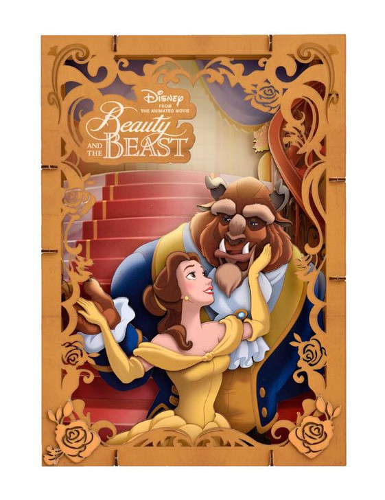 Ensky PT-WP05 Paper Theater Wood Style Premium Disney Beauty and the Beast