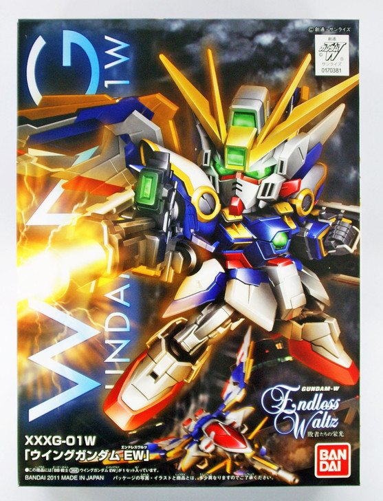 Bandai SD BB 366 Gundam XXXG-01W Wing Gundam EW Plastic Model Kit