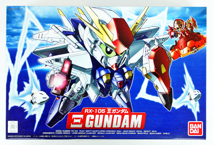 Bandai SD BB 386 Gundam RX-105 Xi Gundam Plastic Model Kit (4573102606877)