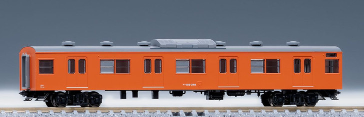 Tomix 9014 JR Type SAHA 103 Passenger Car (JR West Specification/ Black Sash/ Orange) (N scale)